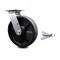 Service Caster 8 Inch Glass Filled Nylon Swivel Caster with Roller Bearing and Swivel Lock SCC SCC-30CS820-GFNR-BSL - alternate 1